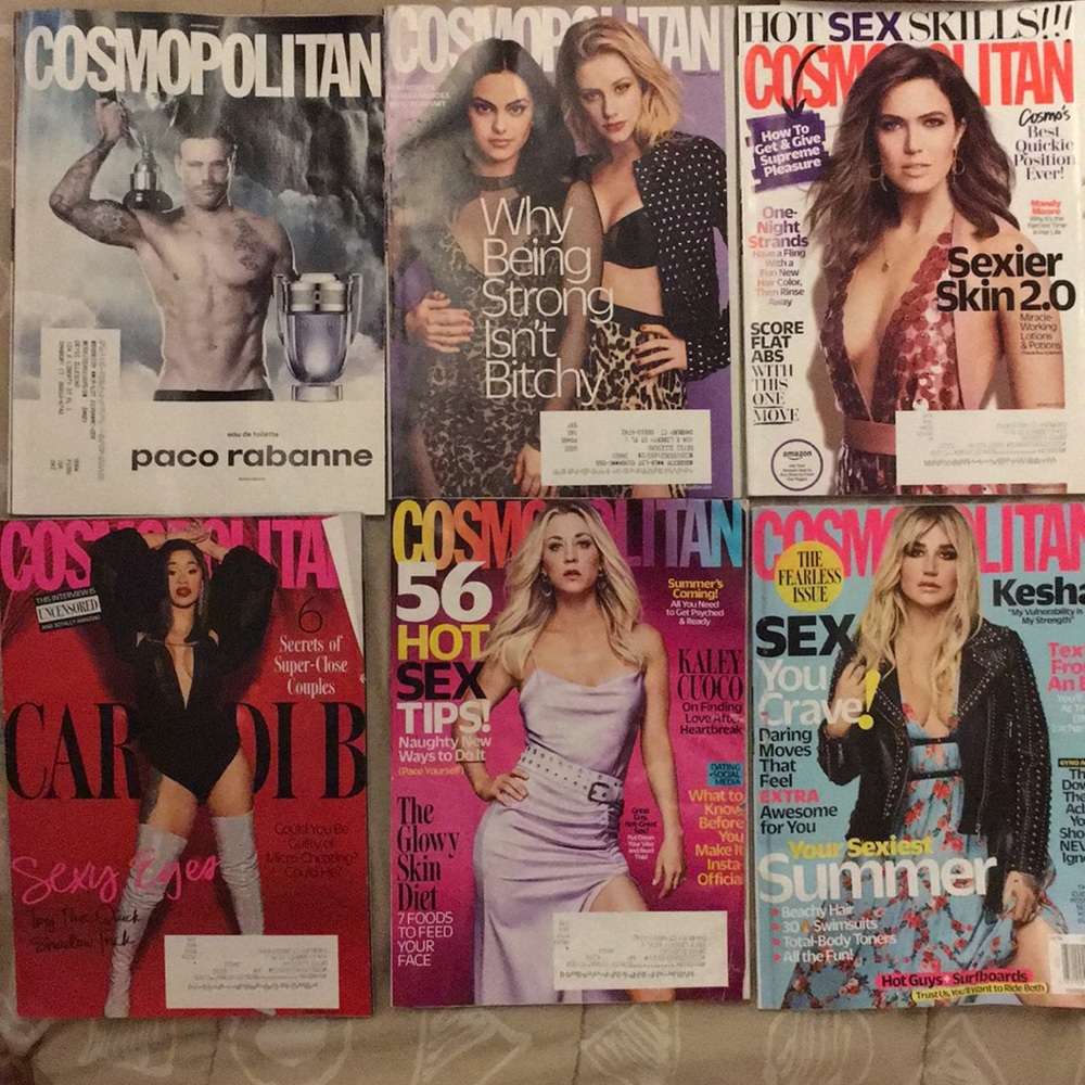 January 2018 to June 2018 Cosmopolitan Magazines